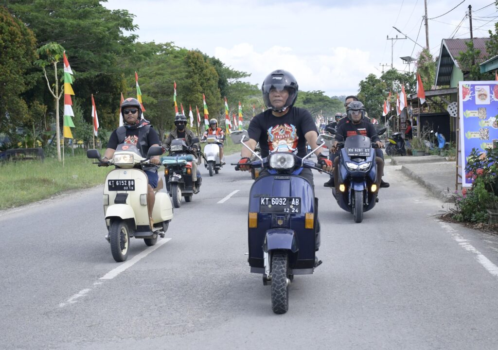 Parade Scooter Borneo (PSB) ke XVIII yang digelar 12-13 Agustus 2023, di Dome Sport Center, Kabupaten Bulungan. (Ist)