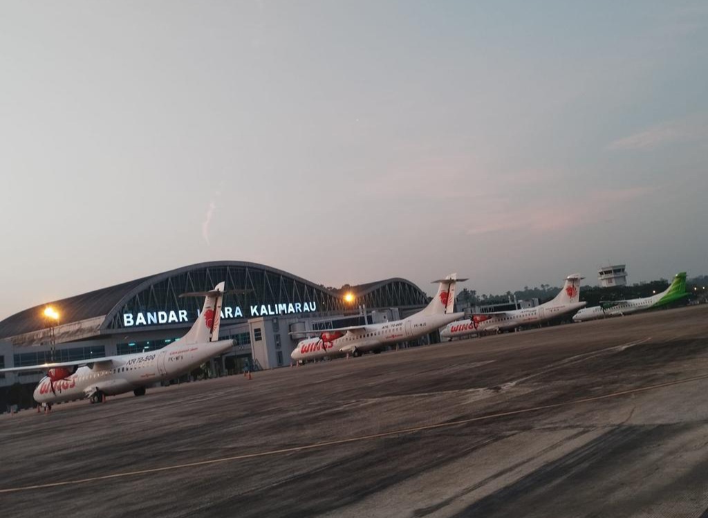Bandara Kalimarau di Kabupaten Berau. (Ist)