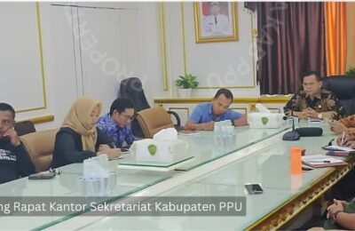 Rencana kolaborasi persiapan launching Desa Antikorupsi tahun 2023 di Kabupaten PPU. (Ist)