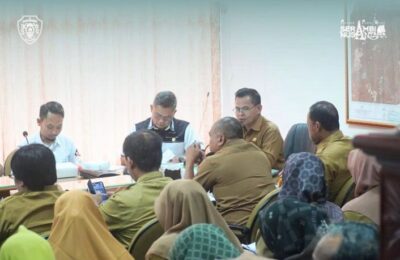 Pertemuan terkait monitoring dan evaluasi penyelenggaraan jaminan sosial ketenagakerjaan di Kabupaten PPU. (Ist)