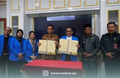 MoU Pemkab PPU dengan Fakultas Pascasarjana Universitas Fajar Makassar. (Ist)