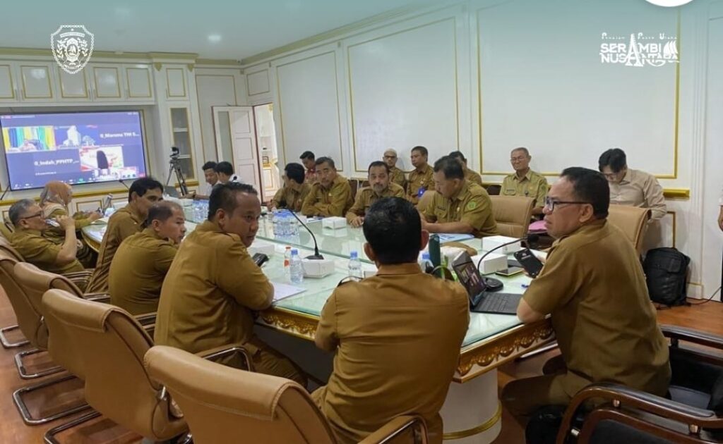 Rapat Pengendalian Inflasi Bersama dengan Menteri Dalam Negeri. (Ist)