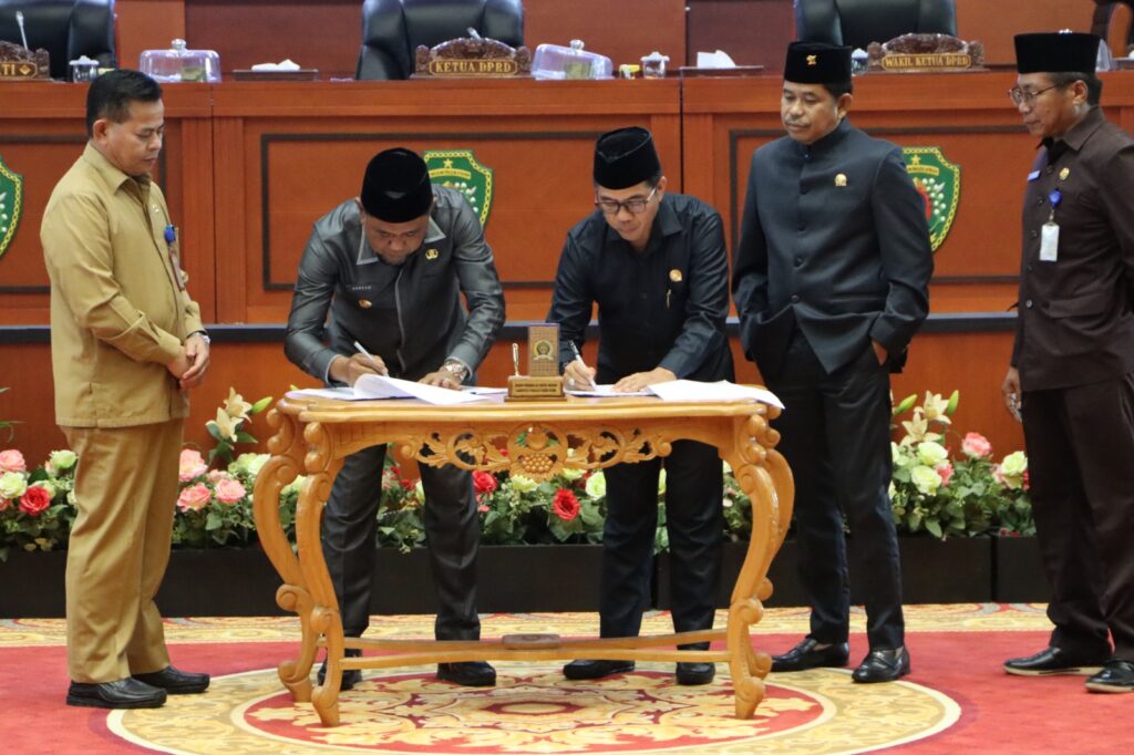 Rapat Paripurna Pengesahan APBD Perubahan Kabupaten PPU Tahun 2023. (Ist)