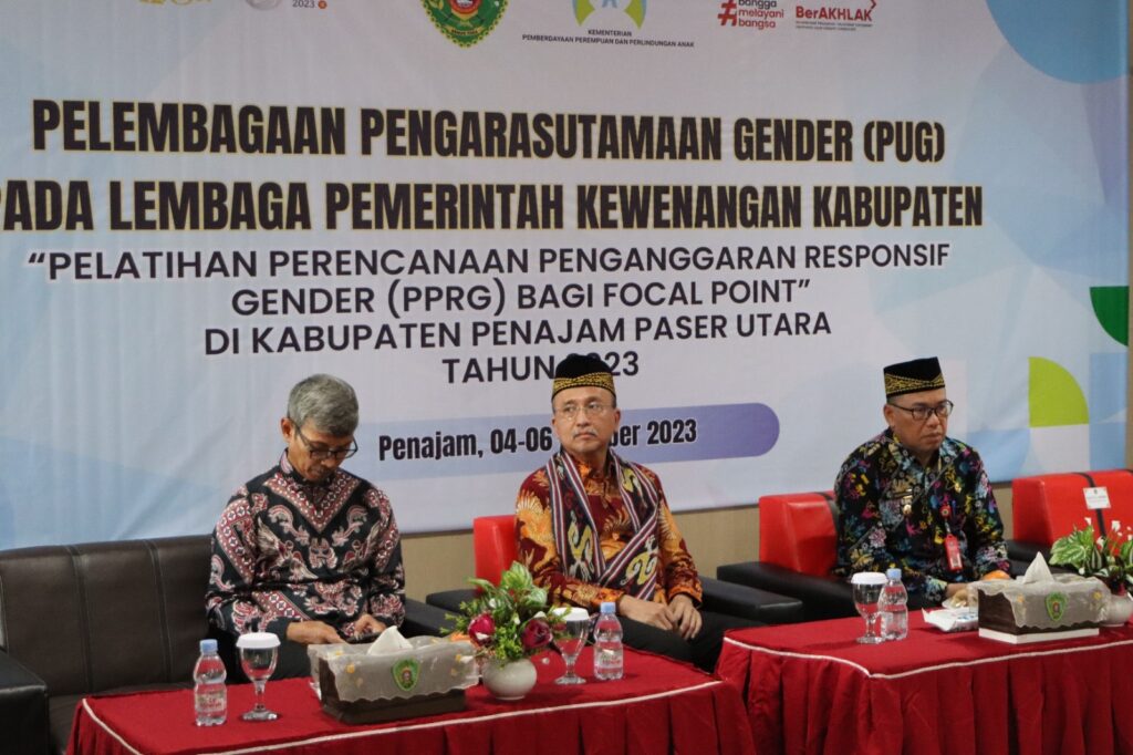 Pelatihan perencanaan penganggaran responsif gender (PPRG) bagi focal point perangkat daerah. (Ist)