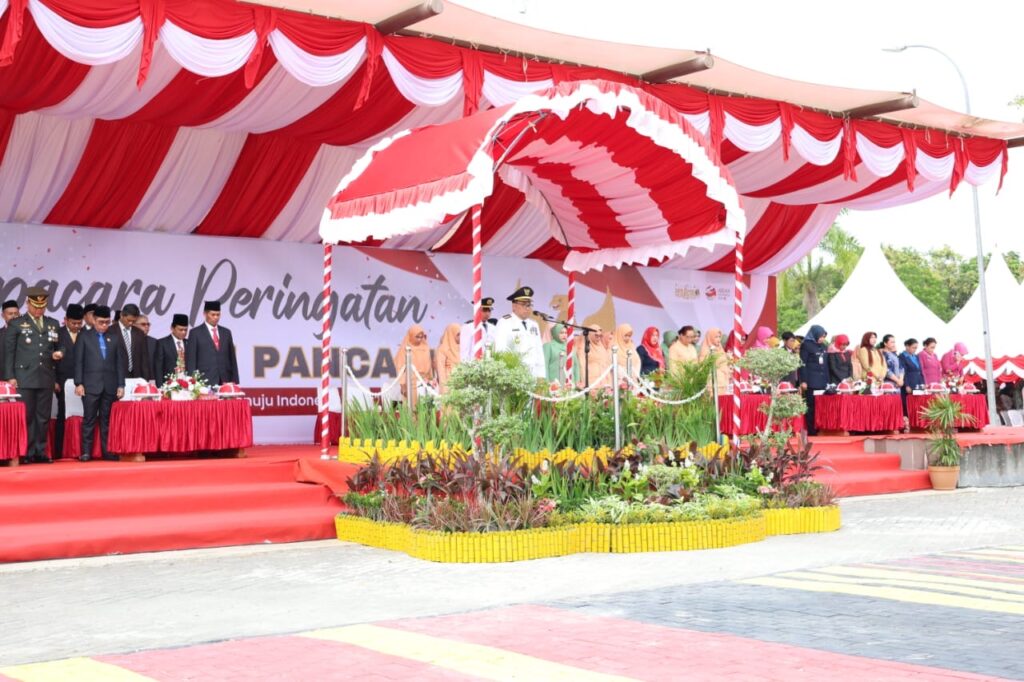 Makmur Marbun Pimpin Upacara Peringatan Hari Kesaktian Pancasila. (Ist)