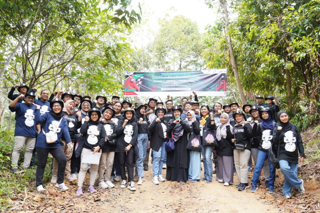 Pertamina EP Adopsi 3 Orangutan dan Tandatangani MoU dengan BOSF. (Ist)