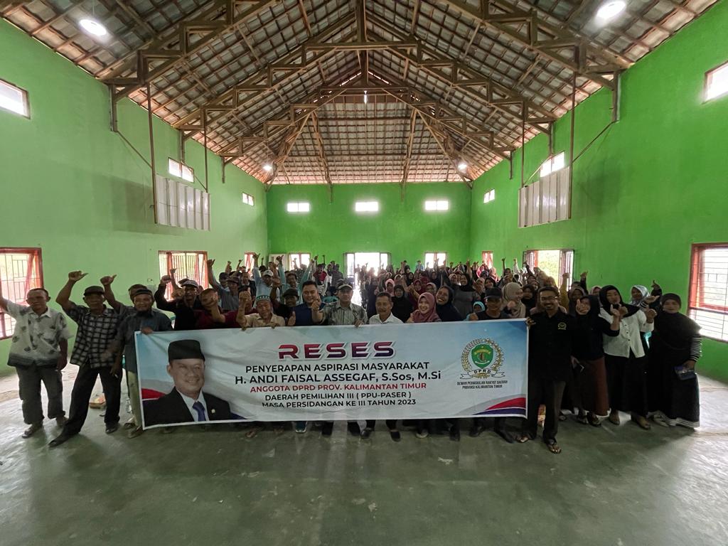 Reses Andi Faisal Assegaf di Desa Tajer Mulya. (Ist)
