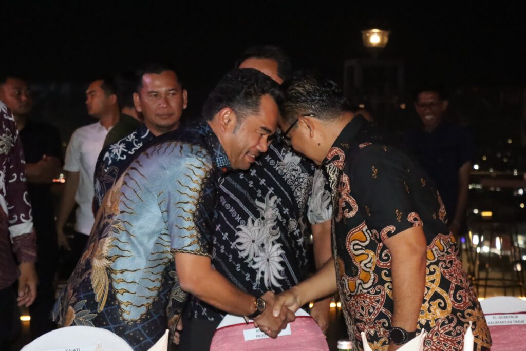 Ketua DPRD Kaltim Hasanuddin Mas’ud saat menghadiri undangan silaturrahmi Pj Gubernur Kaltim Akmal Malik bersama Forkopimda, OPD Pemprov Kaltim, dan Bupati/Walikota se-Kaltim, di Hotel Platinum. (Ist)