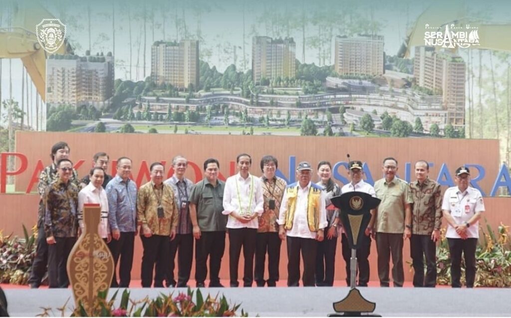 Presiden Jokowi Resmikan Proyek Superblok Pakuwon di IKN. (Ist)
