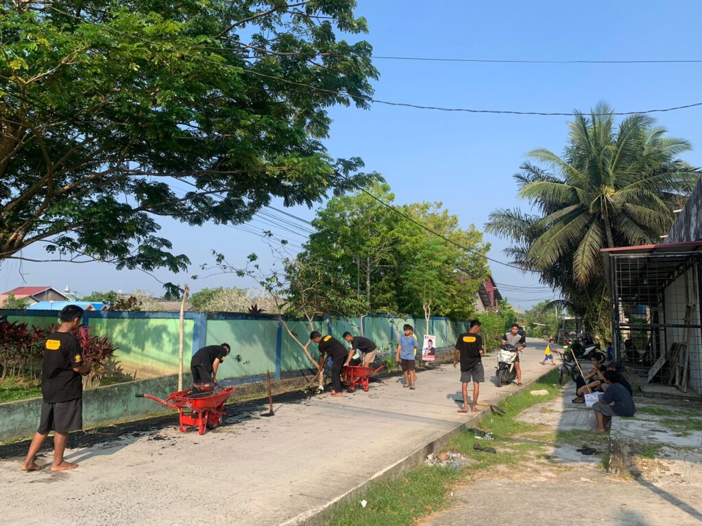 Aksi sosial peduli lingkungan. (Ist)