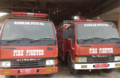 Mobil Pemadam Kebakaran (Damkar) Kelurahan Petung, Kecamatan Penajam, Kabupaten PPU. (Ist)