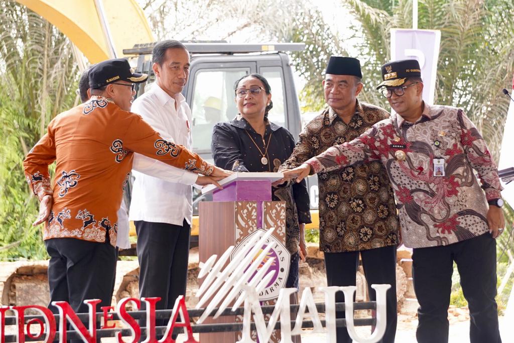 Groundbreaking Gedung II Kampus Nusantara Universitas Gunadarma. (Ist)