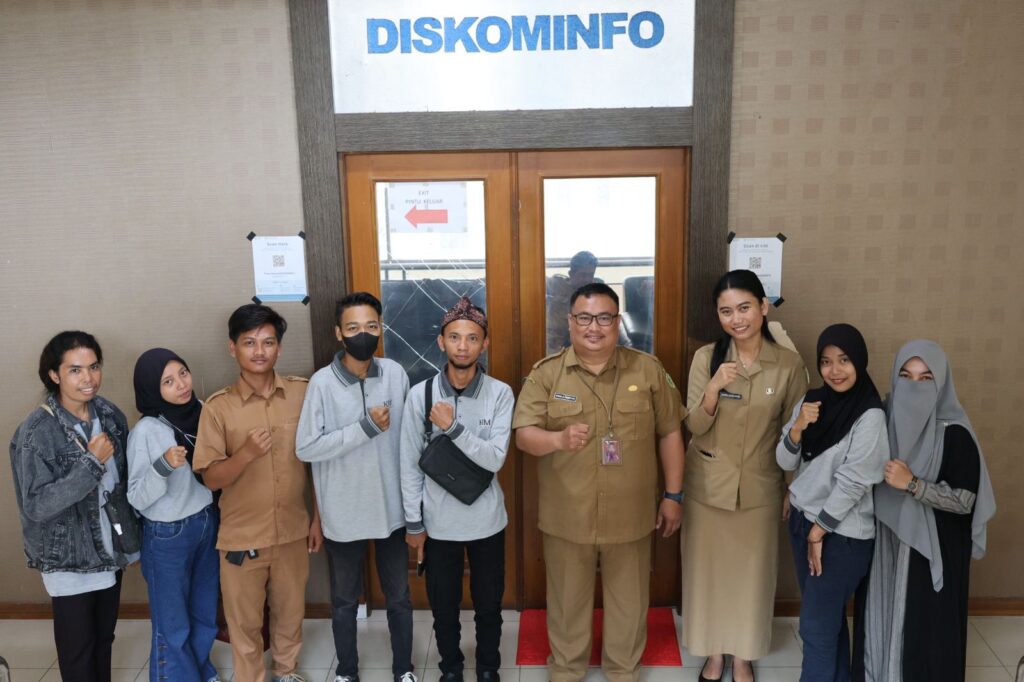 Terima Kunjungan KIM Desa Sumber Sari. (Ist)