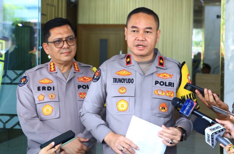 Karo Penmas Divhumas Polri Brigjen Pol Trunoyudo Wisnu Andiko di Loby Gedung Baharkam Polri. (Ist)