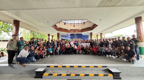 Pelatihan Protokoler bagi pekerja dalam acara yang berlangsung di Recreation Hall B PHSS di Muara Badak. (Ist)