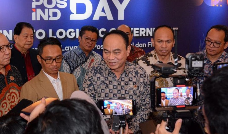 Menkominfo Budi Arie Setiadi dalam acara Pos Ind Day: Leading to Logistic Government. (Ist)