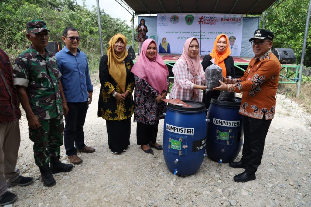 Launching Proklim dan Bank Sampah di 15 Desa dan Kelurahan di PPU. (Ist)