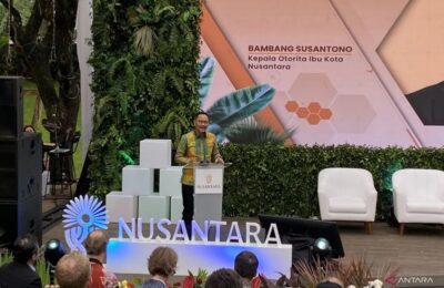 Kepala Otorita IKN Bambang Susantono dalam peluncuran Rencana Induk Pengelolaan Keanekaragaman Hayati di IKN di Jakarta. (Ist)
