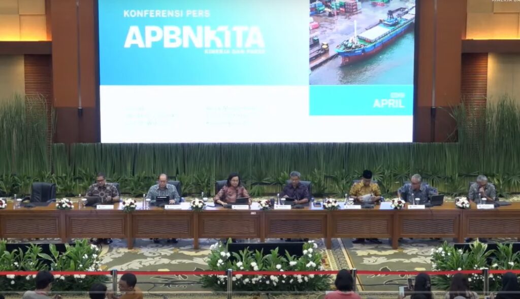 Konferensi Pers APBN KITA edisi April 2024 di Jakarta, Jumat (26/4/2024). (Ist)