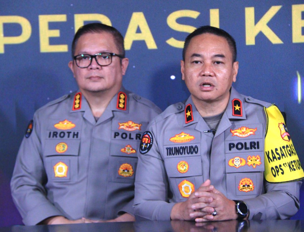 Juru Bicara Polri Brigjen Pol Trunoyudo Wisnu Andiko di Mabes Polri. (Ist)