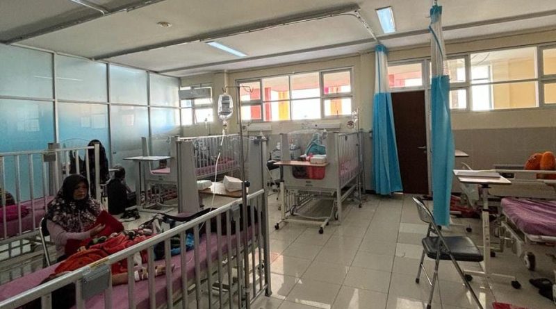 Rumah Sakit Umum Daerah (RSUD) Panglima Sebaya Kabupaten Paser banyak dipenuhi pasien diare dari anak-anak. (Ist)