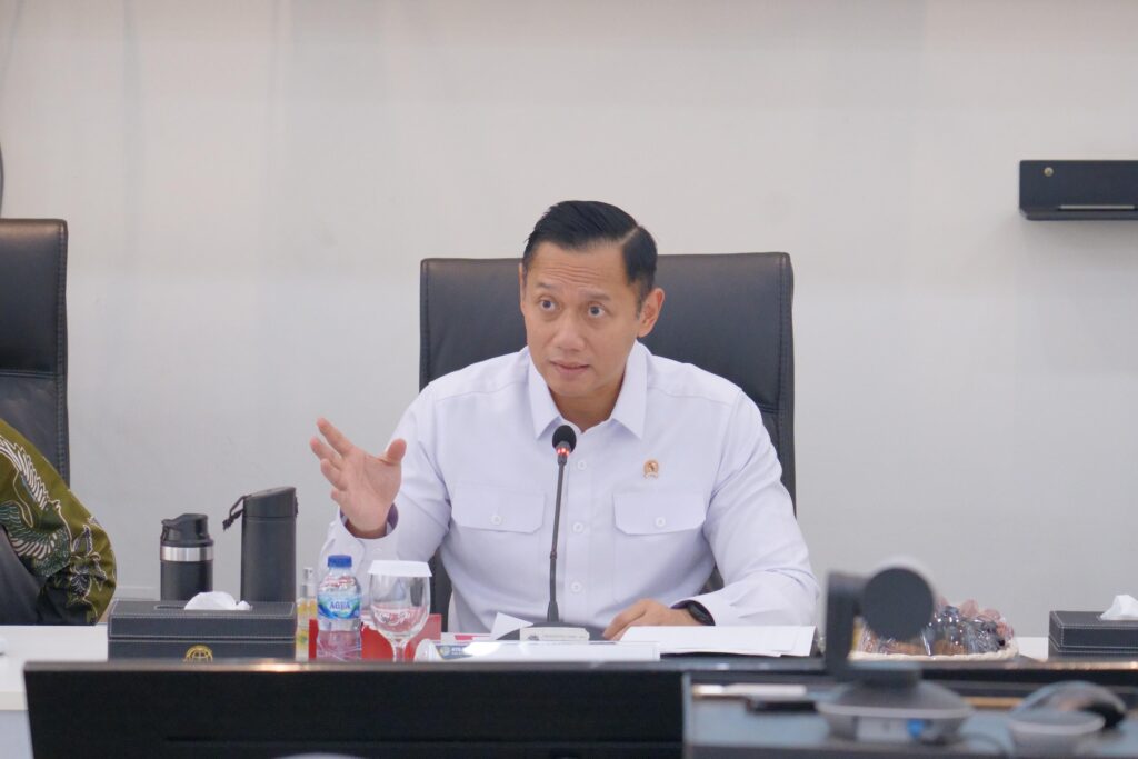 Menteri Agraria dan Tata Ruang/Kepala Badan Pertanahan Nasional (ATR/BPN), Agus Harimurti Yudhoyono. (Ist)