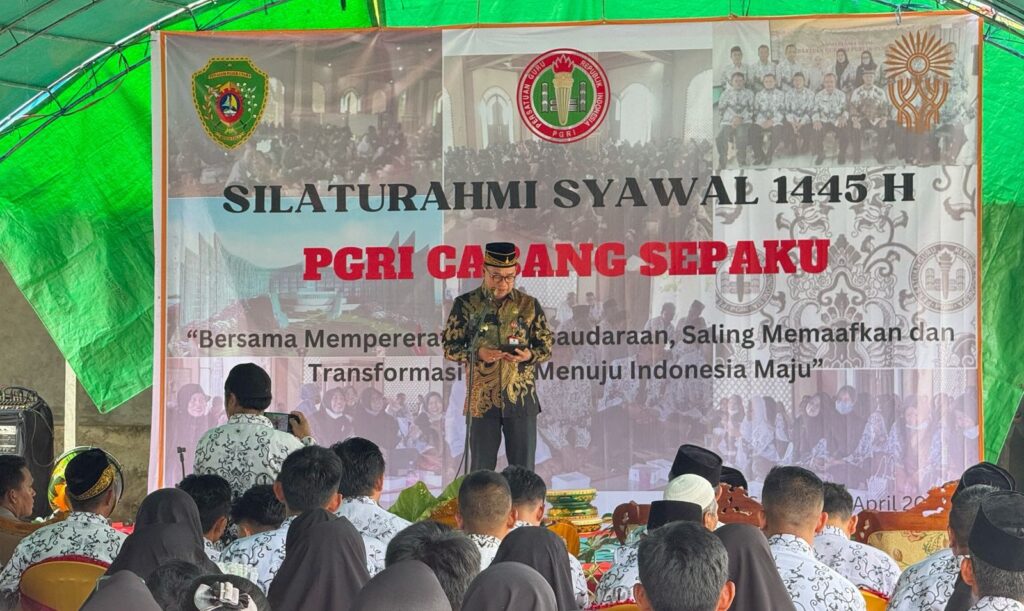 Syawalan Persatuan Guru Republik Indonesia (PGRI) seluruh Kecamatan Sepaku. (Ist)