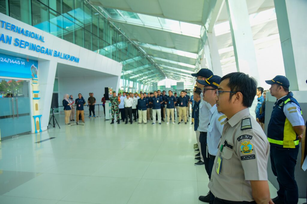 Posko Terpadu Angkutan Udara Lebaran Tahun 2024/1445H Bandara SAMS Sepinggan Balikpapan. (Ist)