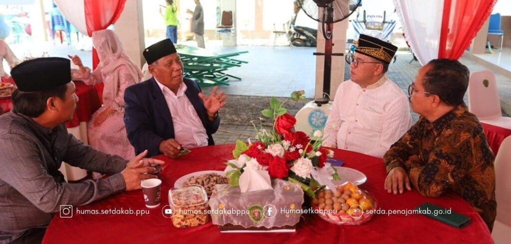 Pj Bupati PPU, Makmur Marbun saat Open House Lebaran. (Ist)