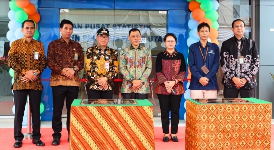 Pj Bupati PPU, Makmur Marbun Resmikan Gedung Kantor BPS Kabupaten PPU. (Ist)