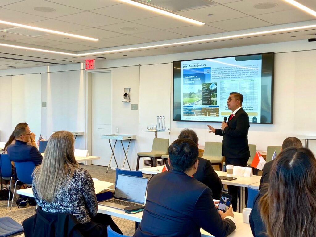 Forum bisnis di New York. (Ist)