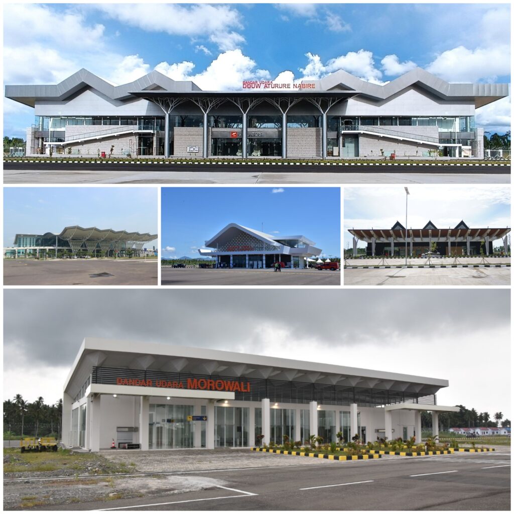 Sejumlah bandara yang dibangun di era kepemimpinan Presiden Joko Widodo (2014-2024). (Ist)