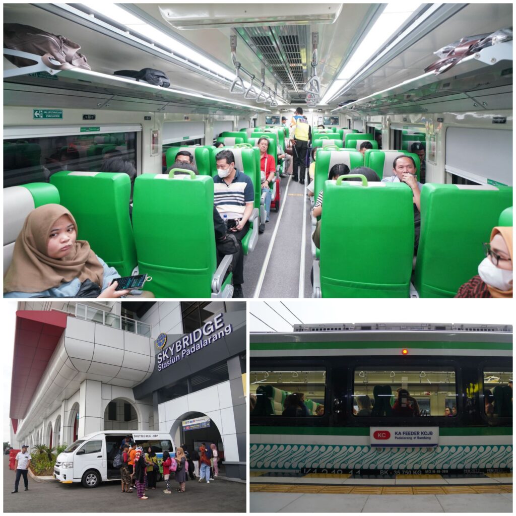 Integrasi moda yang tersedia di Stasiun Kereta Cepat Whoosh. (Ist)