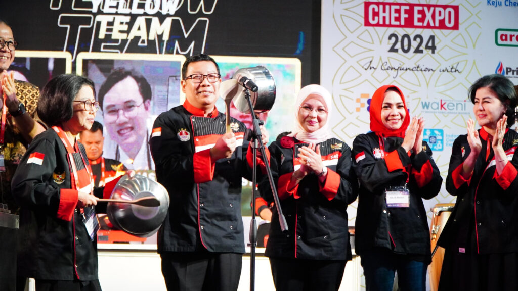Kepala Bapanas Arief Prasetyo Adi saat menghadiri kegiatan Indonesian Chef Association (ICA) Chef Expo Tahun 2024. (Ist)