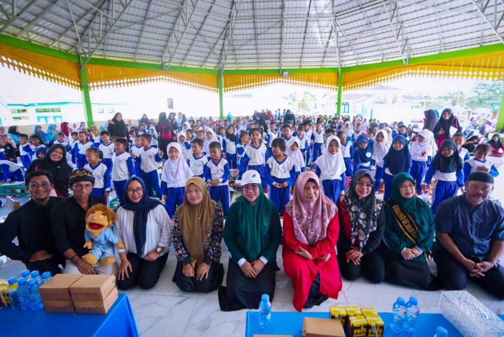 TK Negeri Pasir Belengkong gelar berbagai lomba dan Bazar Sembako. (Ist)