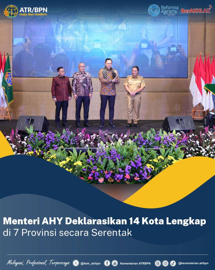 Menteri Agraria dan Tata Ruang/Kepala Badan Pertanahan Nasional (ATR/BPN), Agus Harimurti Yudhoyono. (Ist)