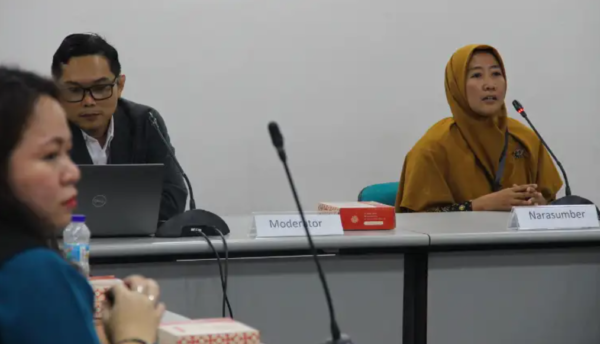 Diskusi saat acara Temu Bisnis antara periset BRIN dengan para Industri di bidang kesehatan. (Ist)