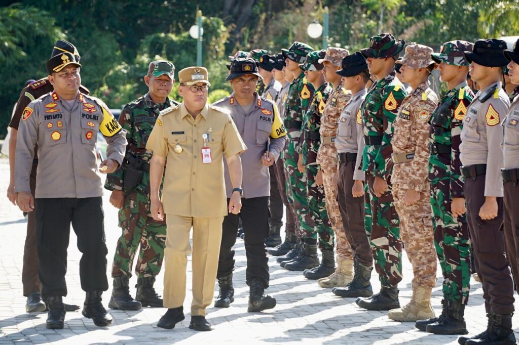 Upacara Penyambutan Peserta Latsitardanus. (Ist)