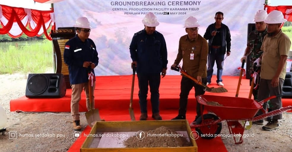 Groundbreaking PT. Indosino Buluminung. (Ist)