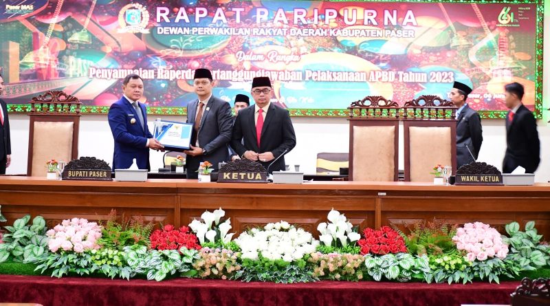 LPj APBD Kabupaten Paser Tahun 2023. (Ist)