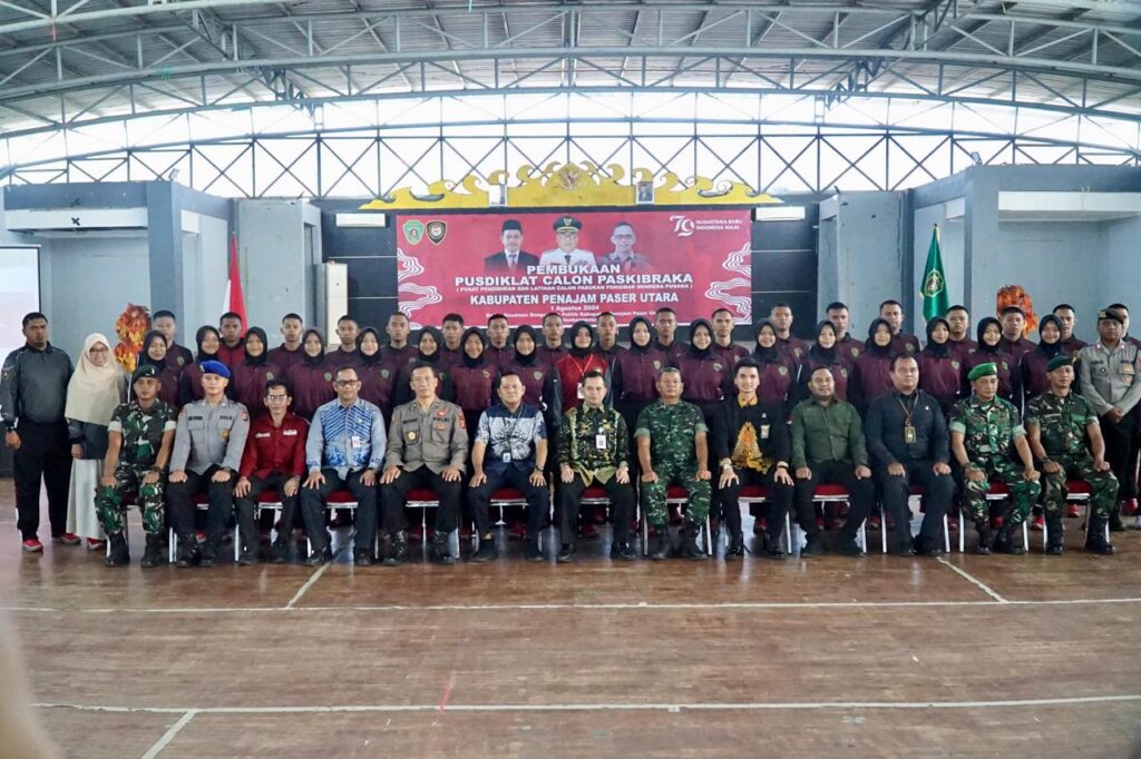 Diklat bagi calon Paskibraka Kabupaten PPU. (Ist)