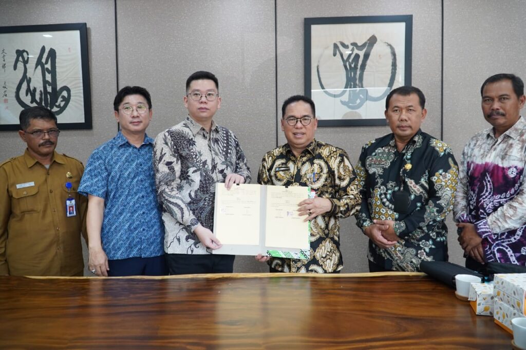 MoU pengembangan konsep smart farming di bidang pertanian. (Ist)