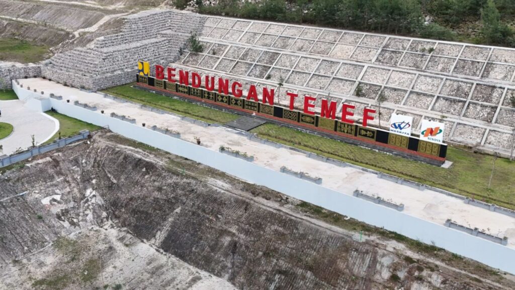 Pembangunan Bendungan Temef di Kabupaten Timor Tengah Selatan (TTS), Nusa Tenggara Timur. (Ist)
