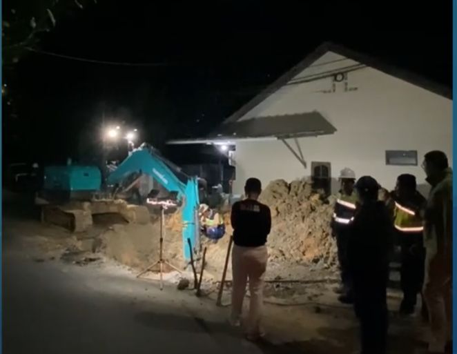 PTMB tangani kebocoran di beberapa titik. (Ist)