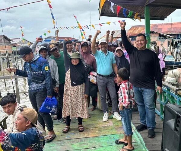 Kehadiran Mudyat Noor dan Abdul Waris Muin di Mudyat Noor Inginkan Lomba Mancing Kabupaten PPU. (Ist)