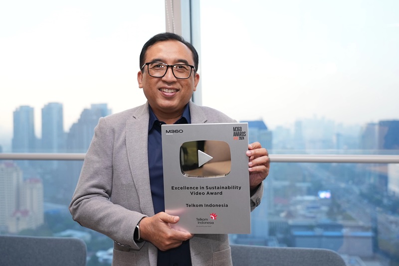 Penghargaan M360 Digital Nations Awards 2024 atas Inisiatif Keberlanjutan Pengelolaan Air. (Ist)