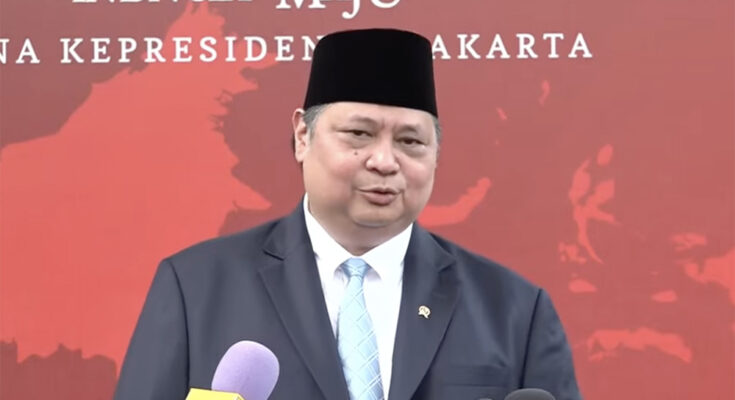 Menteri Koordinator Bidang Perekonomian, Airlangga Hartarto. (Ist)