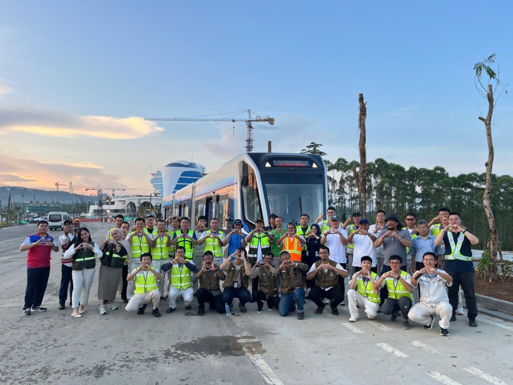 Uji Coba Autonomous Rapid Transit. (Ist)