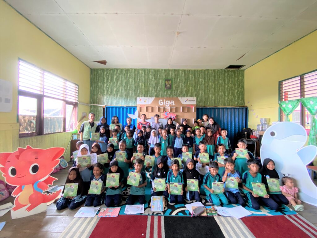 Roadshow Read Aloud Konservasi Pesut Mahakam dan Kampanye Lingkungan. (Ist)