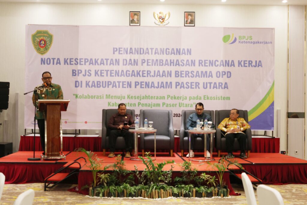 Pemkab PPU Gelar Penandatanganan Nota Kesepakatan Rencana Kerja Jaminan Sosial Bersama BPJS Ketenagakerjaan. (Ist)